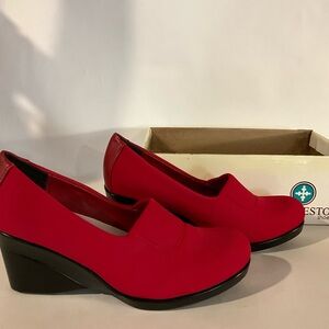 Charleston Shoe Co. Manhattan Slip On Wedge